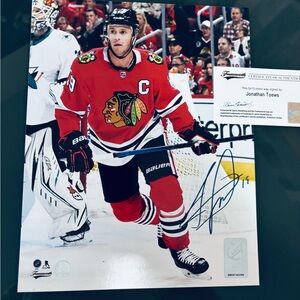Jonathan Toews Signed Photo